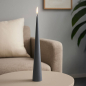 Preview: Ester-Erik Cone Candle dark slate, 25cm, style