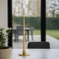 Preview: Ester&Erik Spitzkerze Metallic gold 42cm style solo