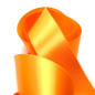 Preview: ribbon, elegant satin, 25mm, orange