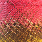 Preview: Guanabana Tote Canasto Bag S, Iraca, pink-orange-braun, detail