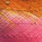 Preview: Guanabana Tote Canasto Bag S, Iraca, pink-orange, detail