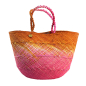Preview: Guanabana Tote Canasto Bag S, Iraca, pink-orange