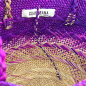 Preview: Guanabana Tote Canasto Bag S, Iraca, purple-beige, inside