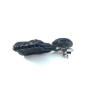 Preview: KMO Ear Studs Wave black Ethno, camelite , side