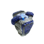 Preview: Kmo ring Da Vinci blau, facettierter Stein, seitlich