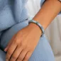 Preview: KMO, bracelet Swop, elasticated, silver powder, light blue, style