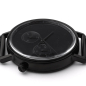 Preview: Komono Armbanduhr Walther Raven black,, Seitenansicht