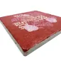 Preview: Travertine Coaster Corail Coral 20 x 20 cm by Trixi Gronau, detail
