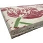 Preview: Travertin Platte Tulipe rouge 20 x 40 cm von Trixi Gronau, detail