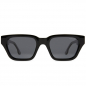 Preview: Komono Sunglasses Brooklyn, all black, lenses solid smoke, front