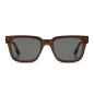 Preview: Komono Sonnenbrille Bobby roe Viper, aubergine,  getönte Gläser, Seitenansicht, front
