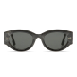 Preview: Komono Sunglasses Dax Black Viper, silver-black, front