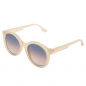 Preview: Komono Sonnenbrille Ellis Daffodil, Rahmen creme, Linsen blau-braun verlaufend, Seitenansicht
