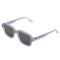 Preview: Komono Sunglasses Lionel Sky Gradient transparent frame, lightblue to yellow lenses, side view