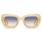 Preview: Komono Sunglasses VITA Daffodil, Lens blue-brown gradient, front