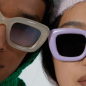 Preview: Komono VITA Lavender Sonnenbrille Gläser Farbverlaufbraun, Detail