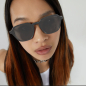 Preview: Komono Sunglasses Matty Iron, frame grey, lens solid smoke, style