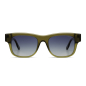 Preview: Komono Sunglasses Nolan Moss green, lens ens blue gradient , front