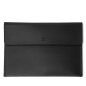 Preview: Legendaer Leder Mini Briefcase, schwarz, Tryp, frontal
