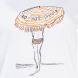 Preview: Louis and Louisa, night Shirt, Parasol,Do not disturb,white-yellow,, detail