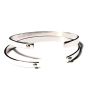 Preview: My First Diamond bangle ICE silver with one diamond