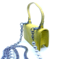 Preview: Minibag May yellow with chain, with chain, side