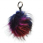 Preview: Fell bag bug, Schlüsselanhänger Maxie aus rancoon, multicolore pink
