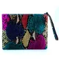 Preview: Clutch, Diane Schlangenleder multicolore, back