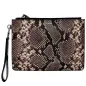 Preview: Nurage, Clutch pitone stampato natur, front, Trixi Gronau
