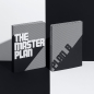 Preview: Nuuna, Notebook, Flex cover from recyceltem leather doted pages , black& white, print The Master Plan, Duo