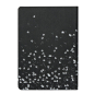 Preview: Nuuna, Notebook, Graphic S, NOT ORDINARY S GENESIS flex cover from smooth jeanslabel material minidots pages, black-white, back