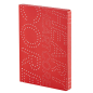 Preview: Nuuna, Notizbuch,Flex-Cover aus recyceltem Leder Seiten Punktraster, bedruckt blau-rot-weiss-gruen, Heartcore