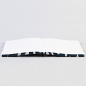 Preview: Nuuna, Notebook, Flex cover from recyceltem leather doted pages , black& white, VIS A VIS, open