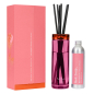 Preview: Paul Smith Diffuser Rose, Glasgefäss, pink+rot, 250ml mit Verpackung