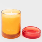 Preview: Paul Smith Scented Candle Bookworm,, 240gr, Glas lid orangeyellow-red, open
