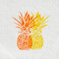 Preview: Paviot, Napkin, pineapple, printed the colours, yellow, orange, style, detail