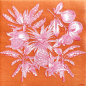 Preview: Paviot, Napkin, print FRUITS EXOTIQUE orange