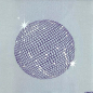 Preview: Paviot Servietten Boule a facette silver with boule disco