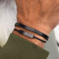 Preview: Pig& Hen, bracelet Madd Matt, nylon, closure choker, front, black | black, style