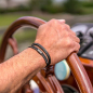 Preview: Pig&Hen, Armband Little Lewis, Segeltau schwarz, Verschluß schwarz, style