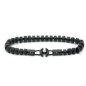 Preview: Pig& Hen, bracelet Brontide Black Agate, Gems, Clasp black