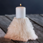 Preview: Qult Kerzen, Hussel, Tibet lamm weiss style