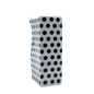 Preview: Back view of Reichenbach ASTI porcelain vase showing black dots across the white surface