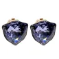 Preview: Rosa Templin, Ohrrclips, Trilliant, violett, Swarovski elements