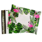 Preview: SNAZZY BAG gift envelope Jungle Material Polymer Color pink-green, back
