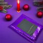 Preview: Versandtasche, Luftgepolstert, violett, style Xmas