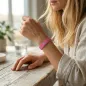 Preview: Sorbet Island, Satin Armband, neon pink, I love my Mom style