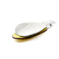 Preview: Trixi Gronau travel shoehorn, Cedric, stainless steel, leather Dakar limone,, closed back
