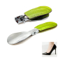 Preview: Trixi Gronau Schuhanzieher Cedric, Edelstahl, Ledergriff Metallic limone,, style