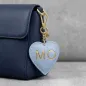 Preview: Trixi-Gronau Leder Herzanhaenger Coeur hellblau , style tasche